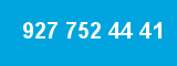 927 752 44 41 927 752 44 41